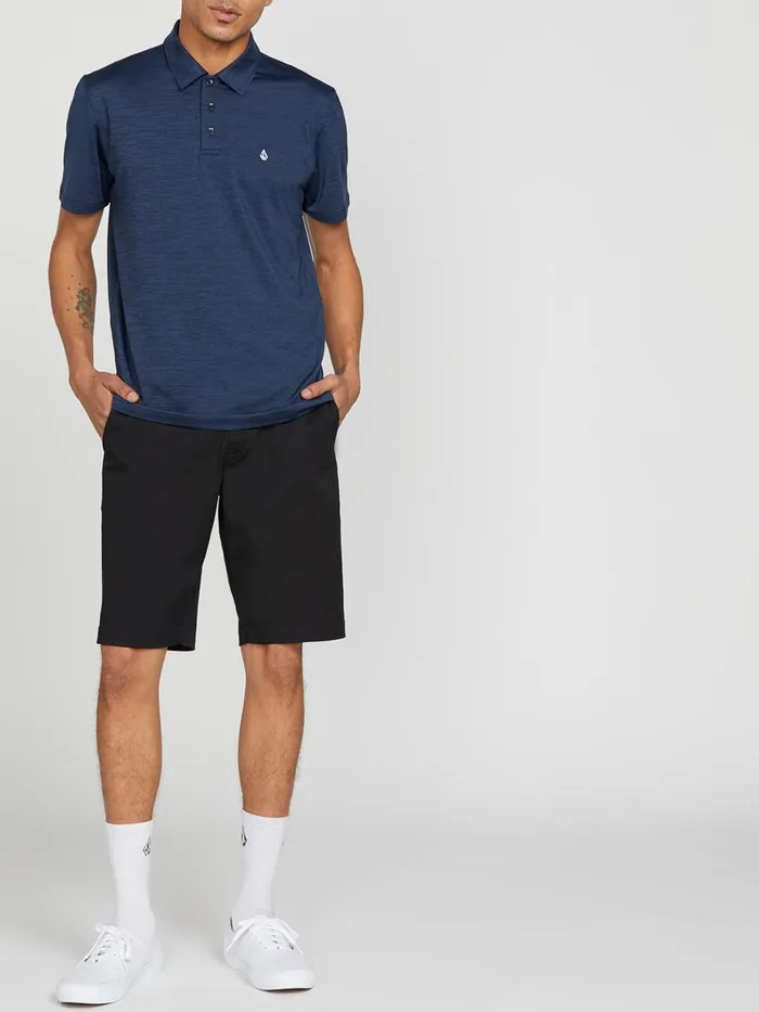Mens Shirts and Flannels Volcom Wowzer Hazard Performance Polo 8211 Navy Heather Mens Shirts and Flannels Volcom Wowzer Hazard Performance Polo 8211 Navy Heather