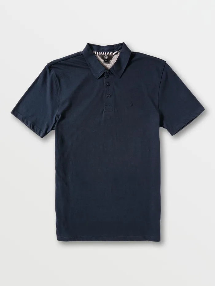 Mens Shirts and Flannels Volcom Wowzer Polo 8211 Navy