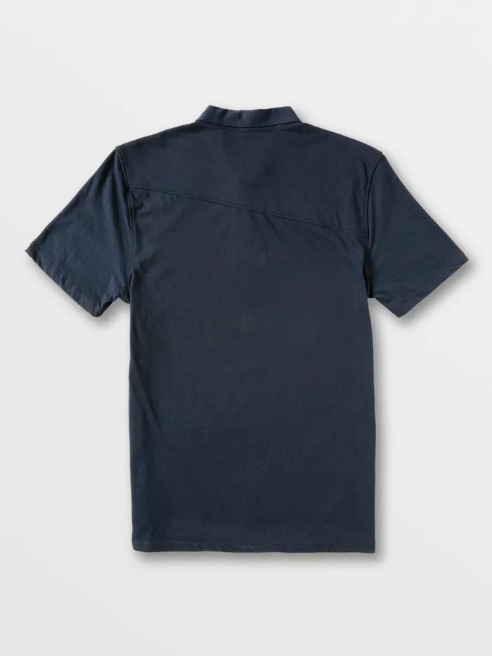 Mens Shirts and Flannels Volcom Wowzer Polo 8211 Navy