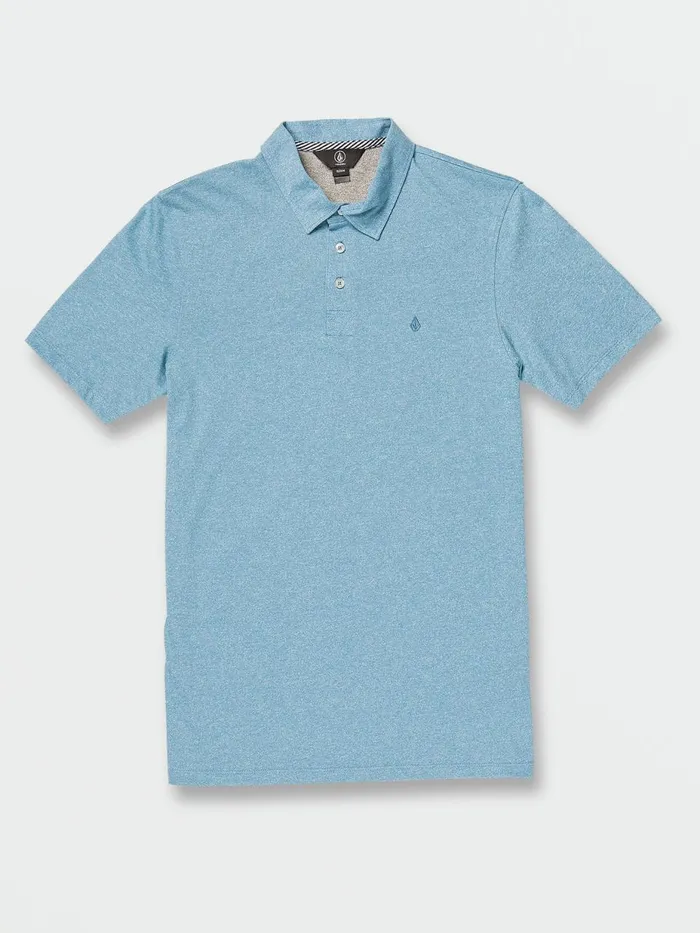 Mens Shirts and Flannels Volcom Wowzer Polo 8211 Niagra
