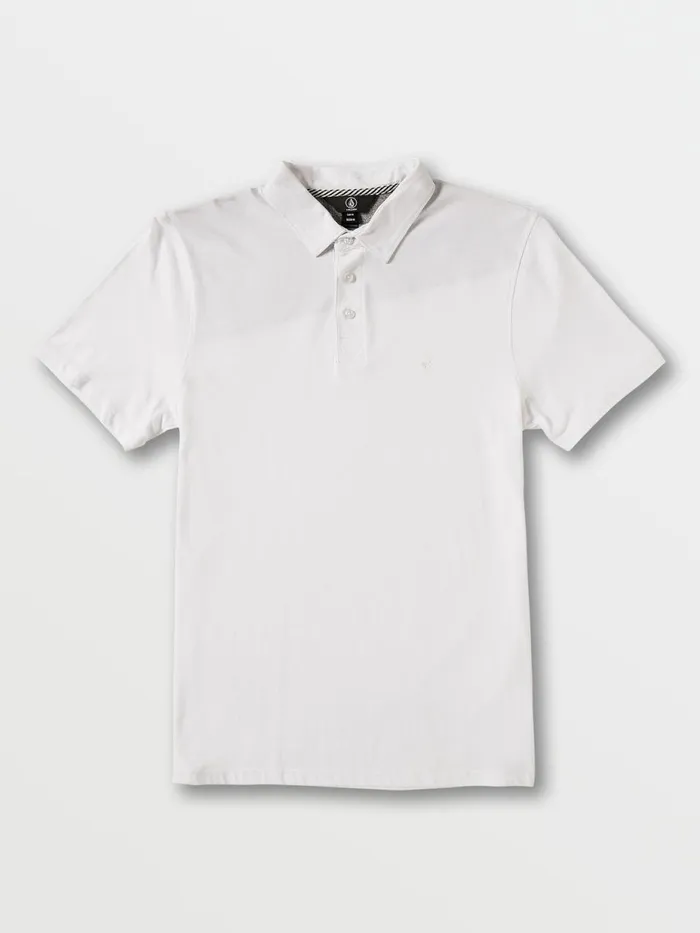 Mens Shirts and Flannels Volcom Wowzer Polo 8211 White