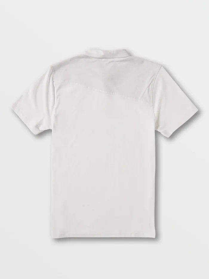 Mens Shirts and Flannels Volcom Wowzer Polo 8211 White