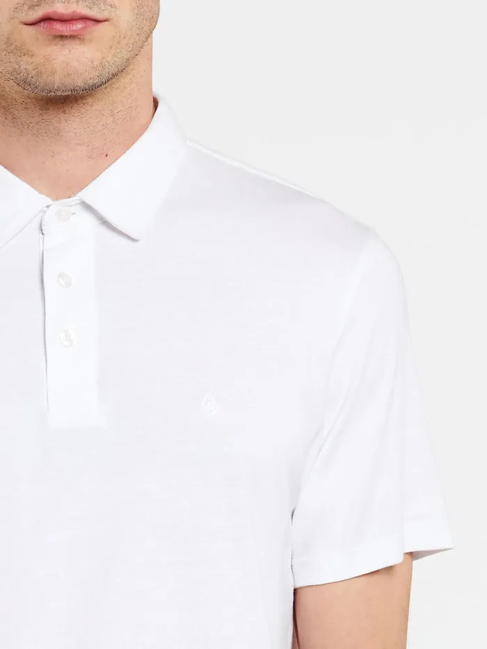 Mens Shirts and Flannels Volcom Wowzer Polo 8211 White