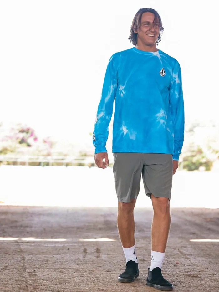 Mens Shorts Volcom 91 Trails Hybrid Shorts 8211 Pewter