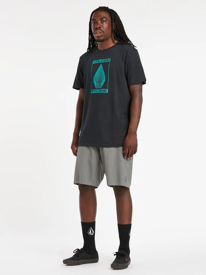 Mens Shorts Volcom 91 Trails Hybrid Shorts 8211 Pewter