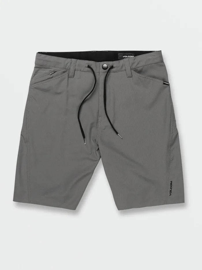 Mens Shorts Volcom 91 Trails Hybrid Shorts 8211 Pewter