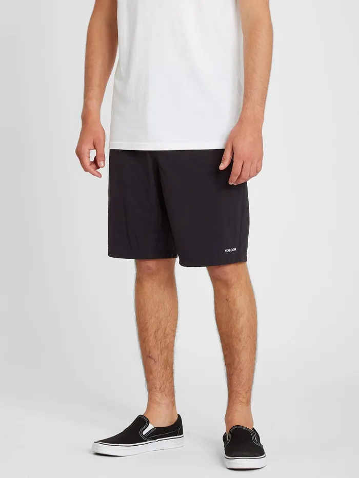 Mens Shorts Volcom Bohnes Hybrid Shorts 8211 Black