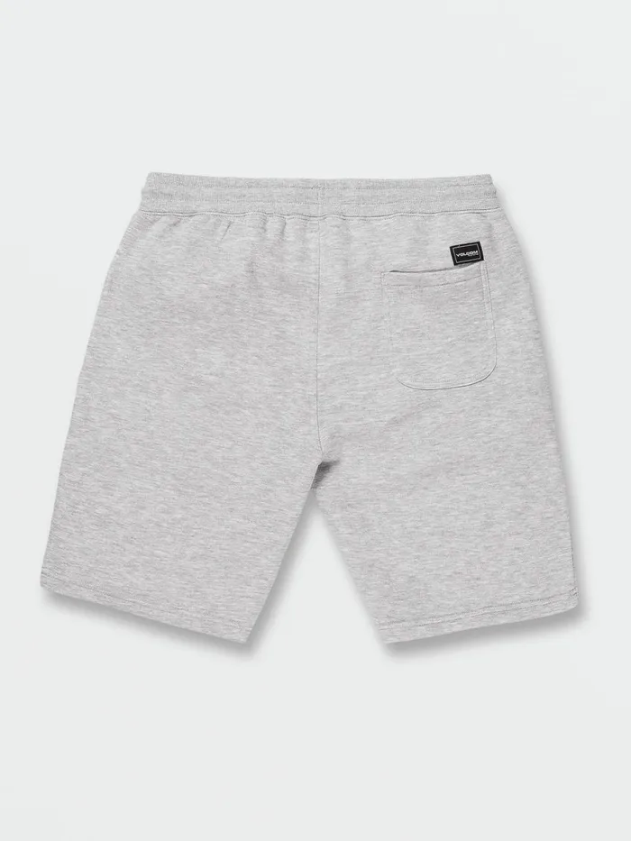 Mens Shorts Volcom Booker Fleece Shorts 8211 Athletic Heather