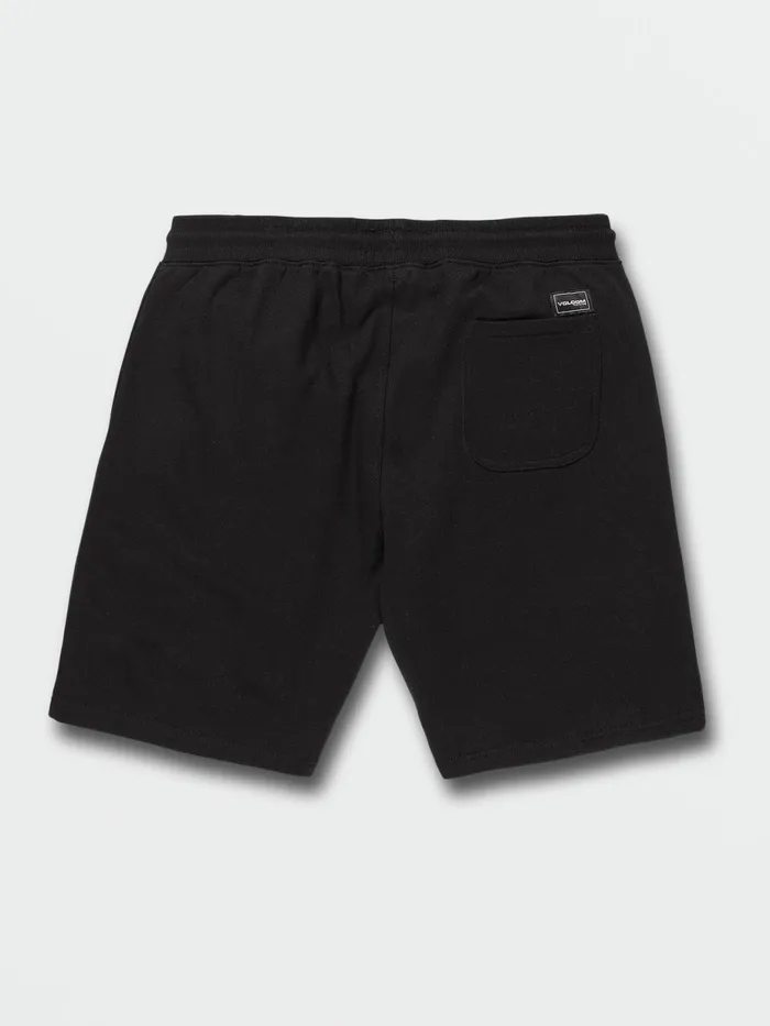 Mens Shorts Volcom Booker Fleece Shorts 8211 Black