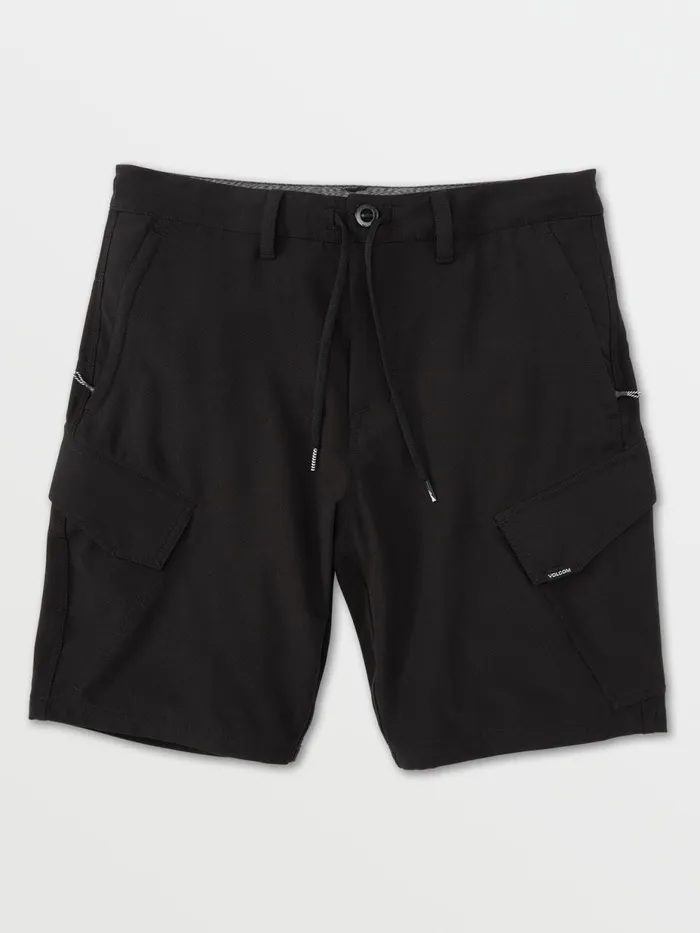 Mens Shorts Volcom Country Days Hybrid Shorts 8211 Black