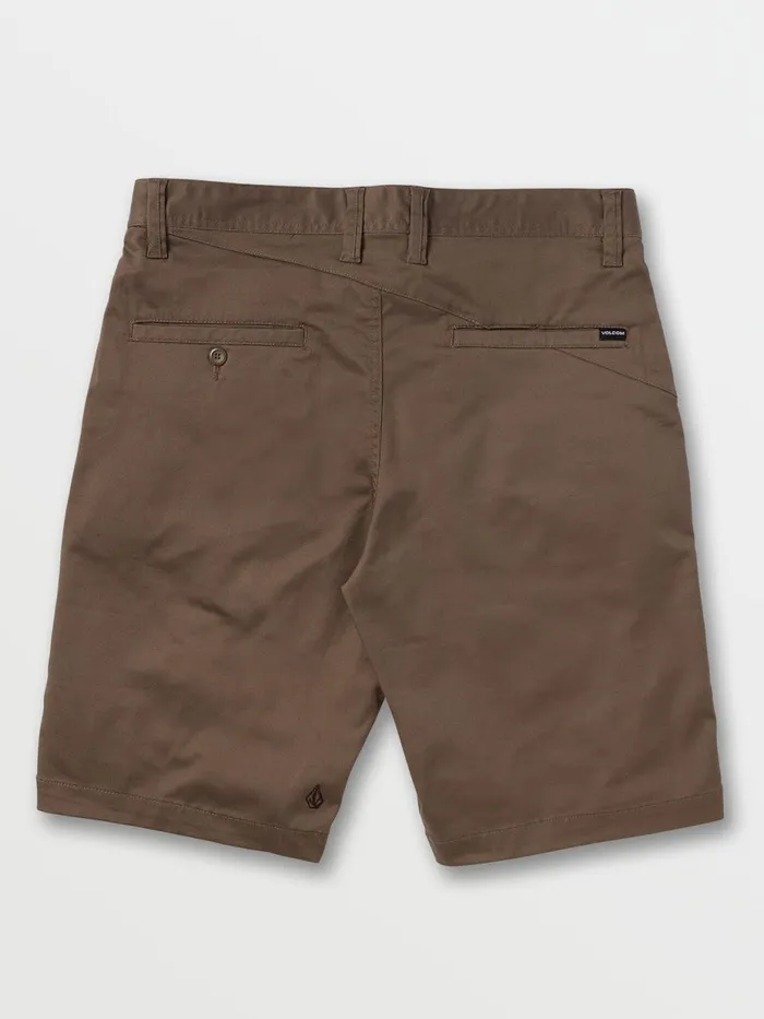 Mens Shorts Volcom Frickin Chino Shorts 8211 Mushroom