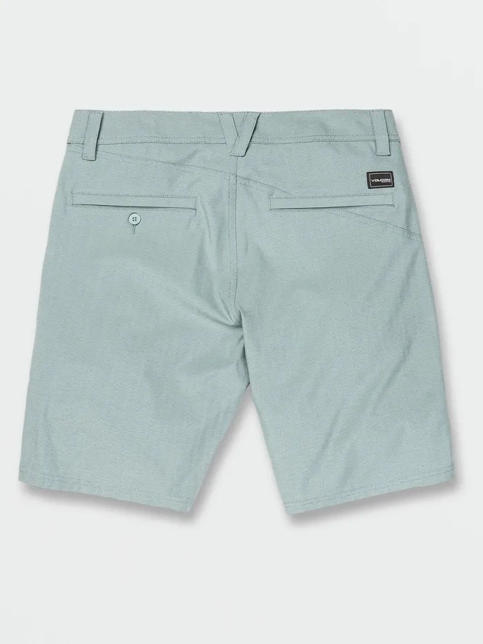Mens Shorts Volcom Frickin Cross Shred Slub Shorts 8211 Stormy Sea
