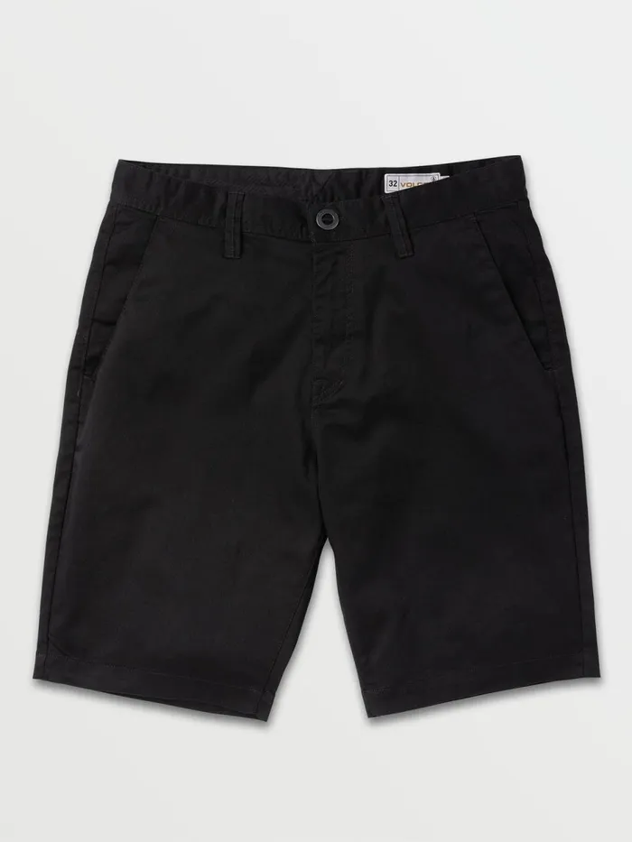 Mens Shorts Volcom Frickin Modern Stretch Shorts 8211 Black
