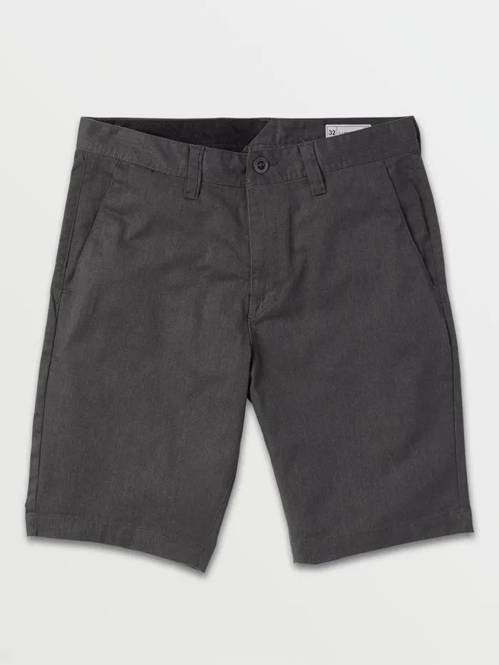 Mens Shorts Volcom Frickin Modern Stretch Shorts 8211 Charcoal Heather