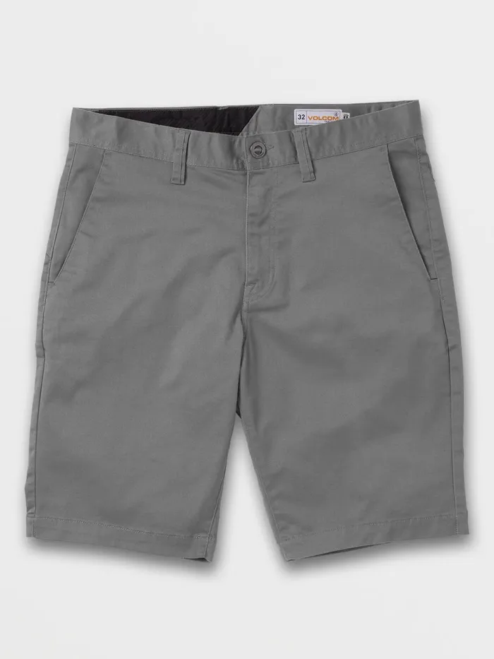 Mens Shorts Volcom Frickin Modern Stretch Shorts 8211 Grey Blue