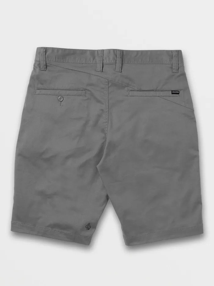 Mens Shorts Volcom Frickin Modern Stretch Shorts 8211 Grey Blue