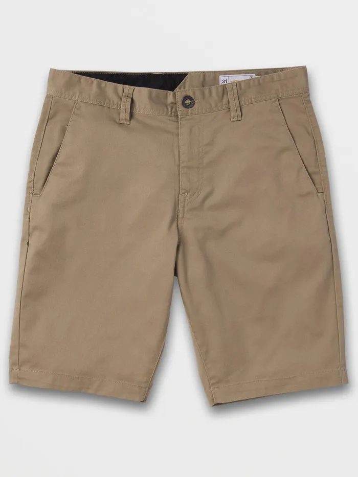 Mens Shorts Volcom Frickin Modern Stretch Shorts 8211 Khaki