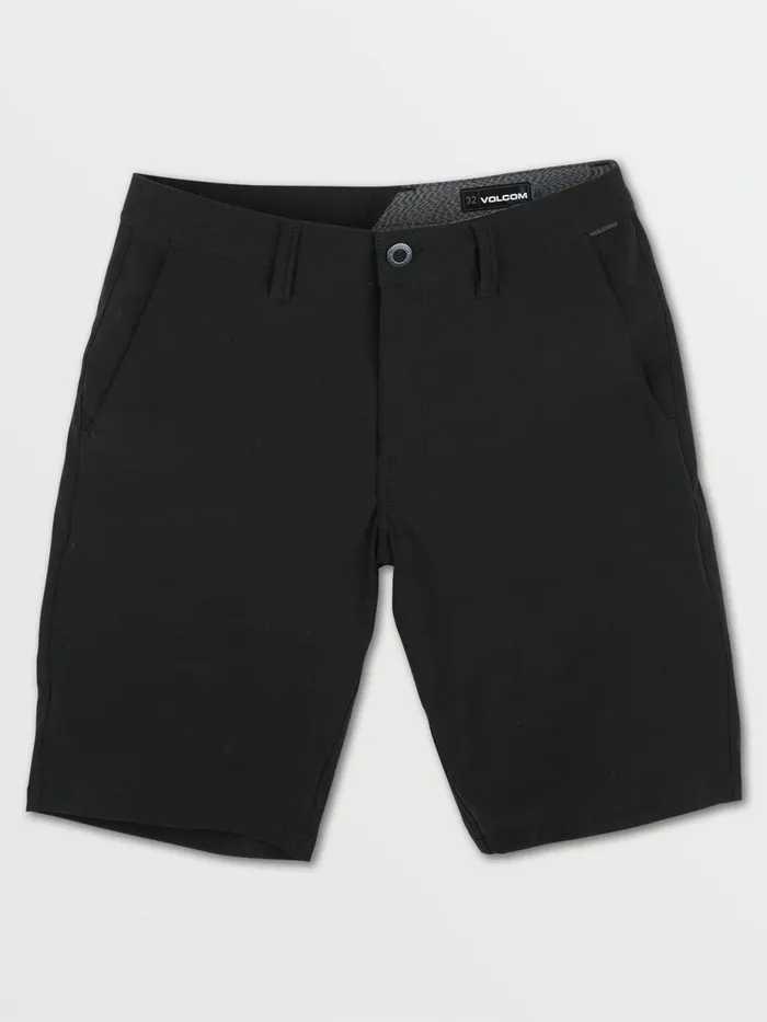 Mens Shorts Volcom Frickin Surf N039 Turf Static 2 Hybrid Shorts 8211 Black Out