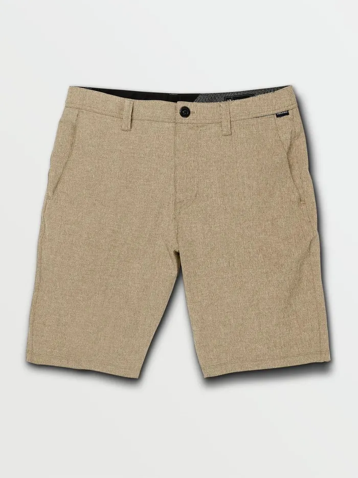 Mens Shorts Volcom Frickin Surf N039 Turf Static 2 Hybrid Shorts 8211 Dark Khaki