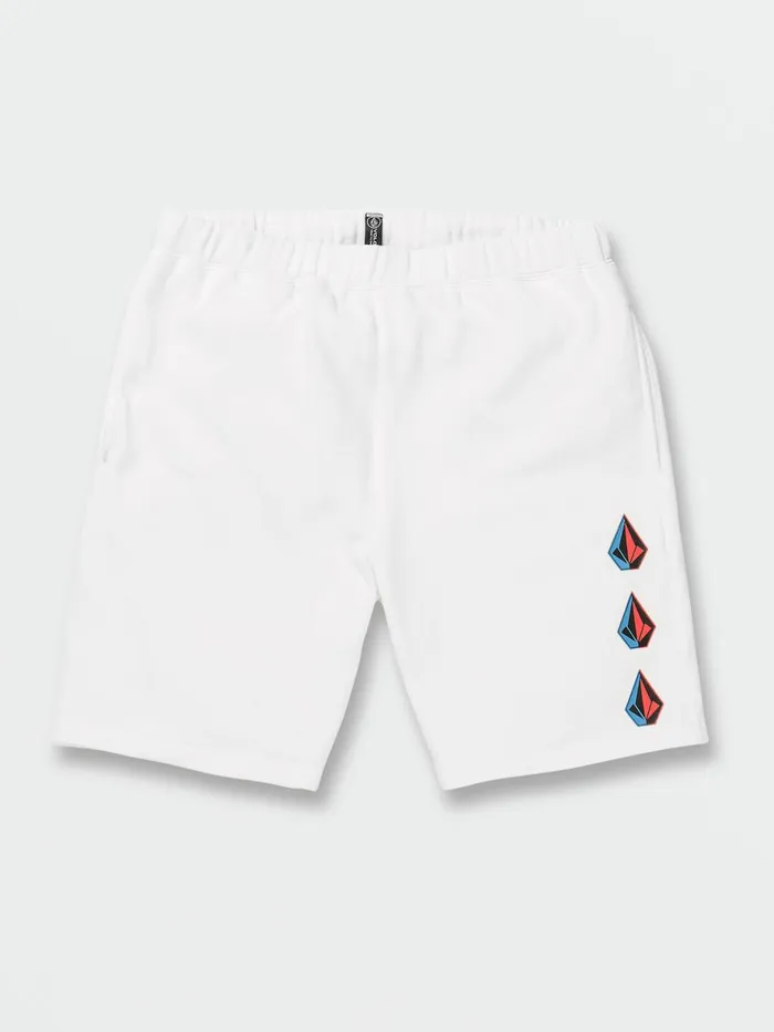 Mens Shorts Volcom Iconic Stone Fleece Shorts 8211 Cloud