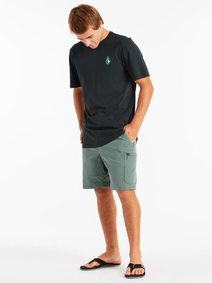 Mens Shorts Volcom Stone Trail Master Shorts 8211 Dark Forest