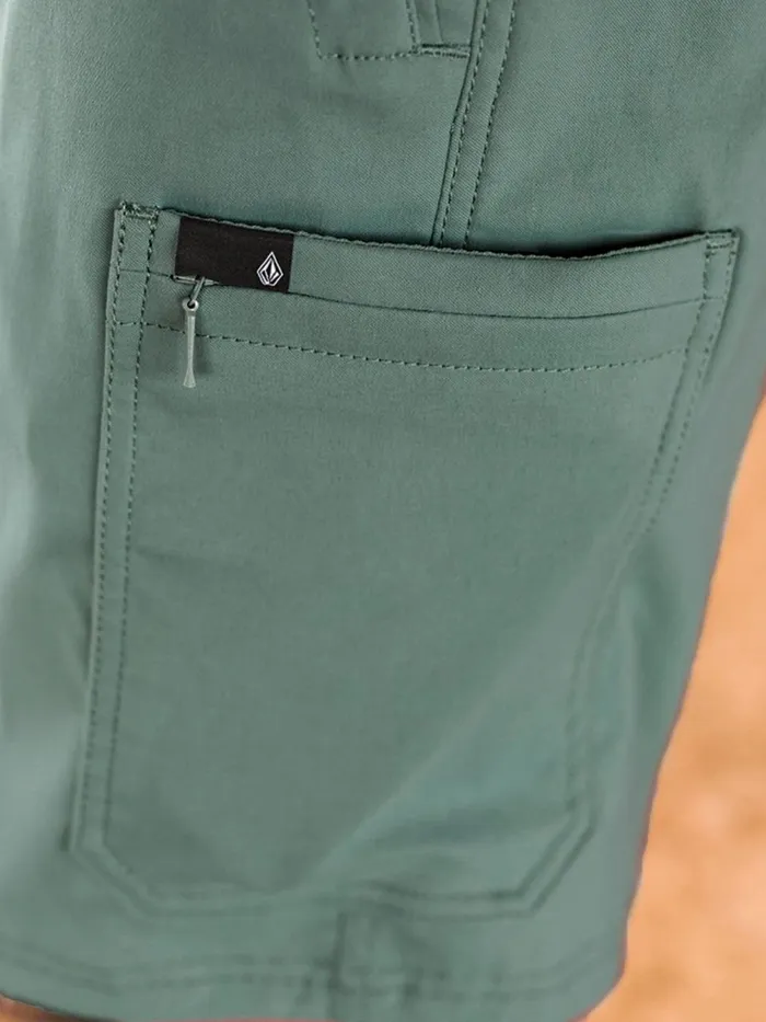 Mens Shorts Volcom Stone Trail Master Shorts 8211 Dark Forest