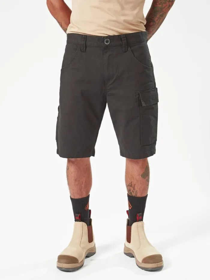 Mens Shorts Volcom Volcom Workwear Caliper Work Shorts 8211 Black
