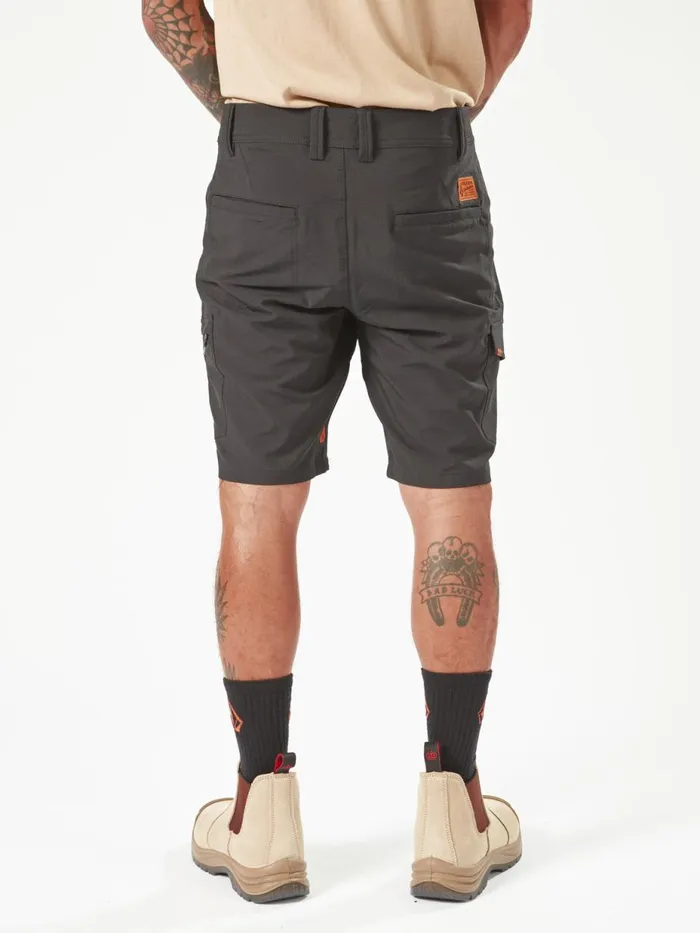 Mens Shorts Volcom Volcom Workwear Slab Hybrid Shorts 8211 Black