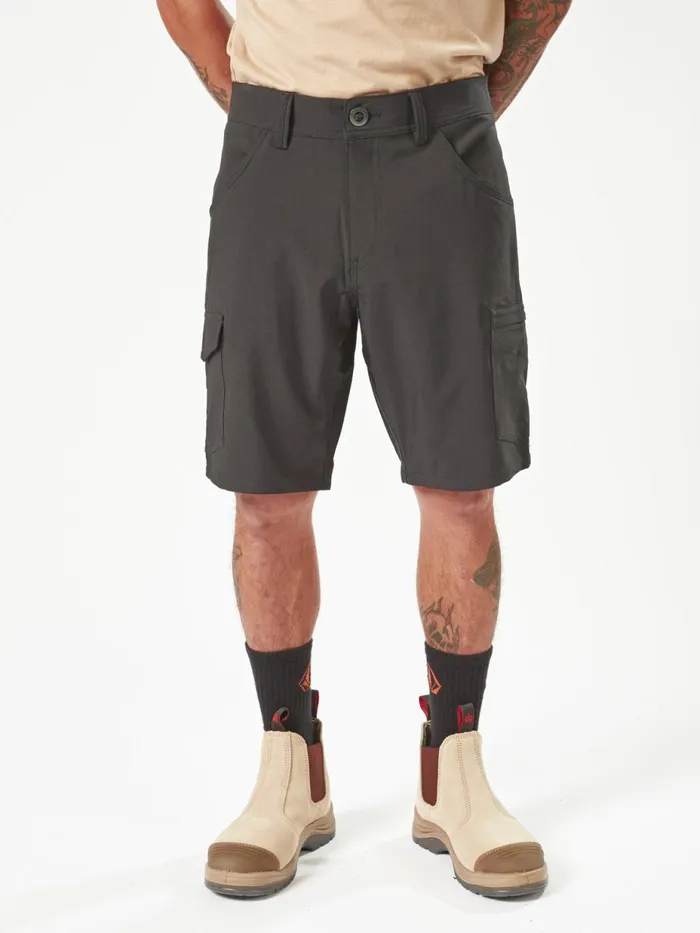 Mens Shorts Volcom Volcom Workwear Slab Hybrid Shorts 8211 Black