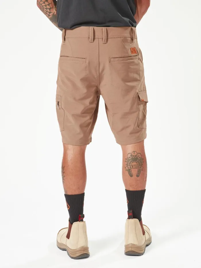 Mens Shorts Volcom Volcom Workwear Slab Hybrid Shorts 8211 Brindle