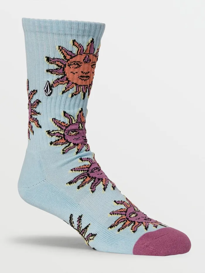 Mens Socks Volcom Ozzy Vibes Socks 8211 Aether Blue