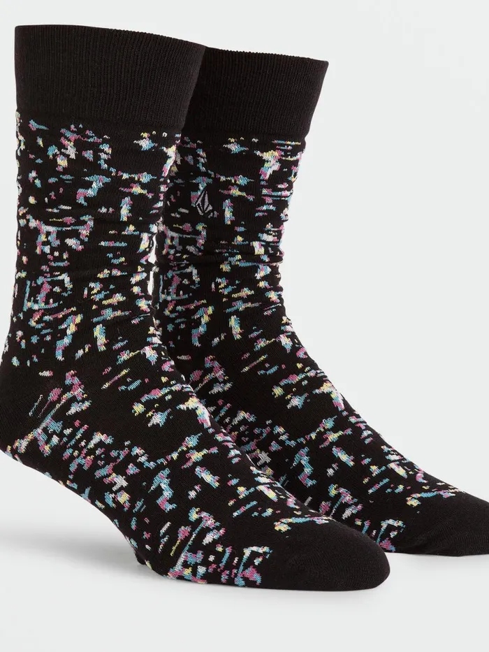 Mens Socks Volcom True Socks 8211 Black