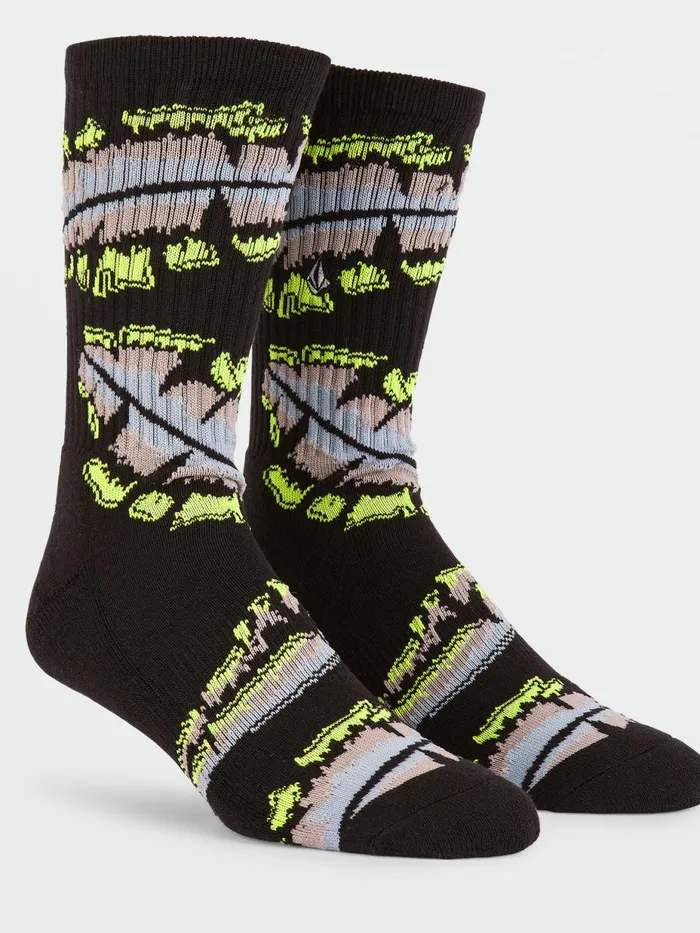 Mens Socks Volcom Vibe Socks 8211 Black