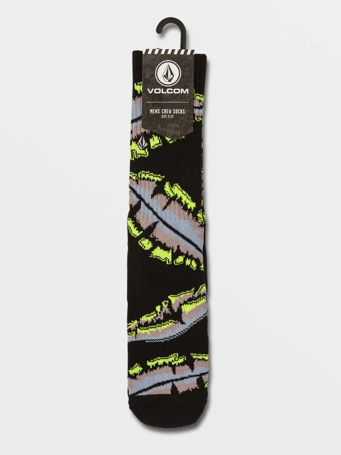 Mens Socks Volcom Vibe Socks 8211 Black