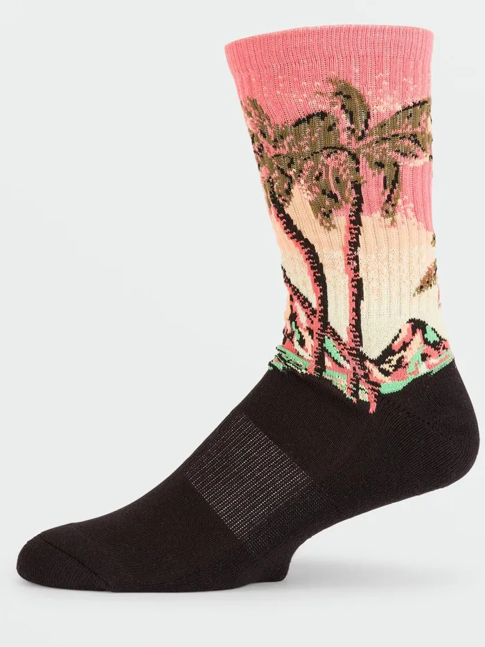Mens Socks Volcom Vibe Socks 8211 Cream Blush