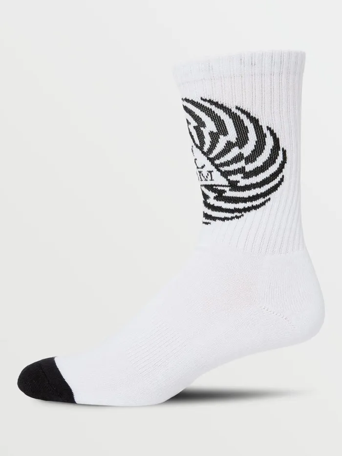 Mens Socks Volcom Vibes Socks Pr 8211 White Print Mens Socks Volcom Vibes Socks Pr 8211 White Print