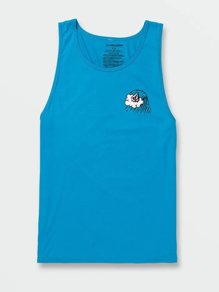Mens TShirts and Tanks Volcom Breakerbreaker Tank 8211 Turquoise