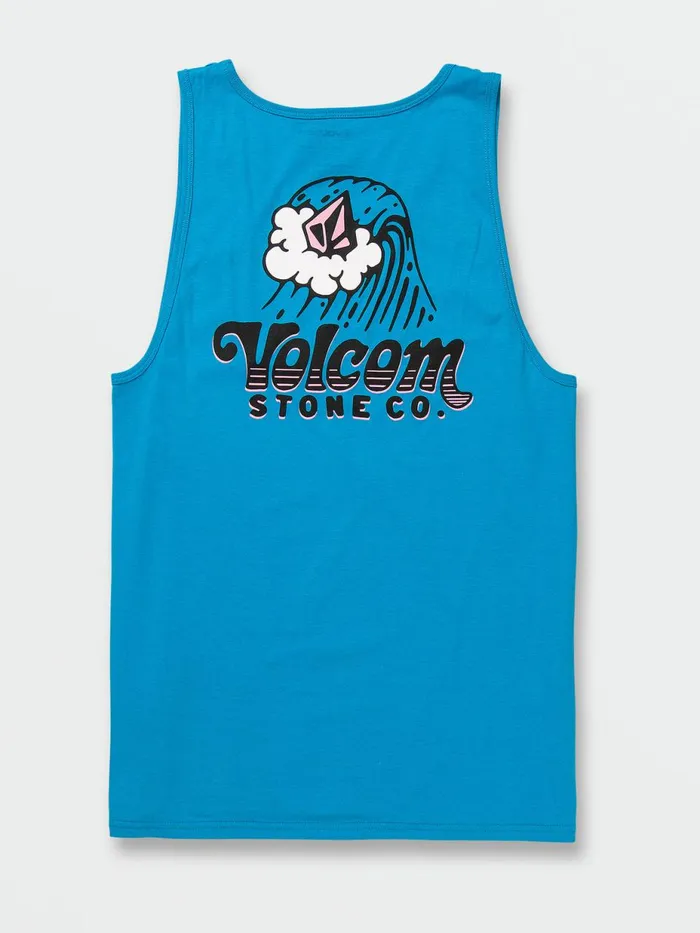 Mens TShirts and Tanks Volcom Breakerbreaker Tank 8211 Turquoise