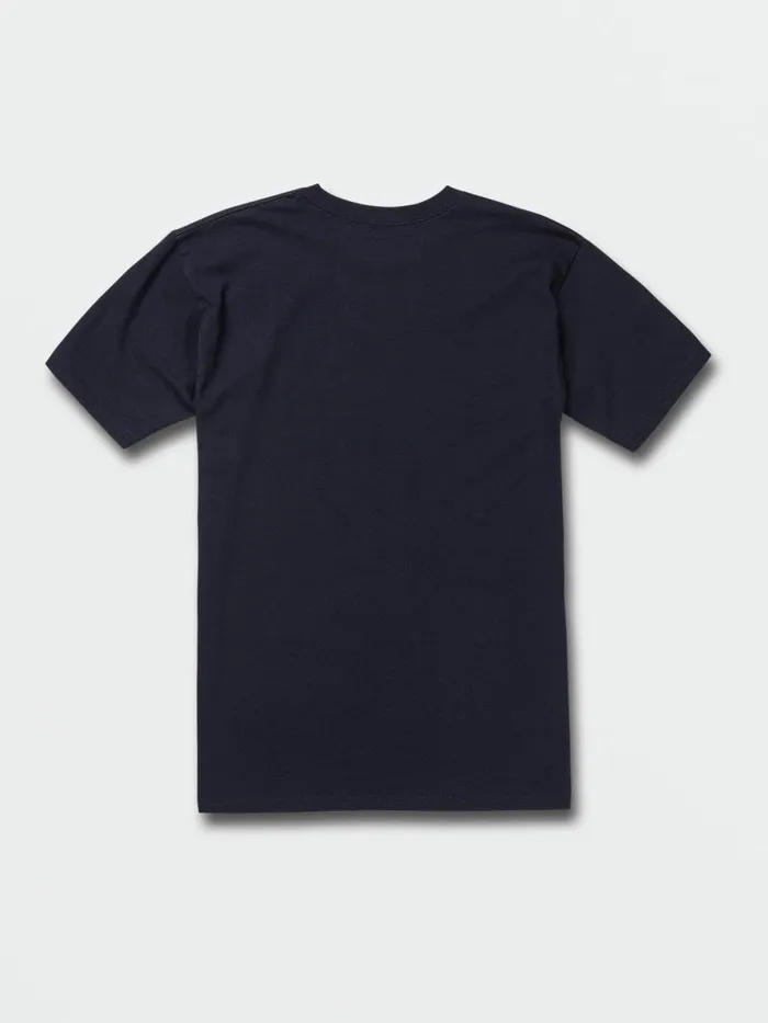 Mens TShirts and Tanks Volcom Crisp Stone Short Sleeve Tee 8211 Navy