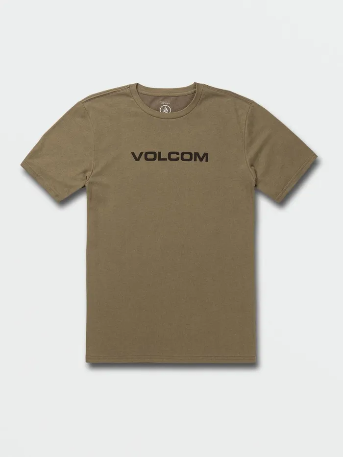 Mens TShirts and Tanks Volcom Eurostyle Tech Short Sleeve Tee 8211 Military