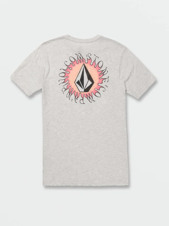 Mens TShirts and Tanks Volcom Exuder Short Sleeve Tee 8211 Bone Heather
