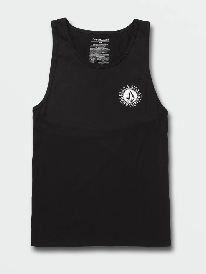 Mens TShirts and Tanks Volcom Exuder Tank 8211 Black