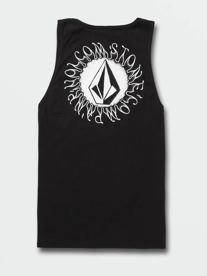 Mens TShirts and Tanks Volcom Exuder Tank 8211 Black