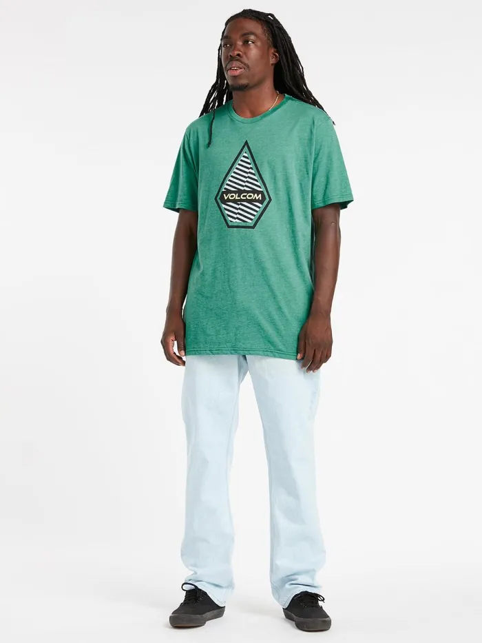 Mens TShirts and Tanks Volcom Interference Short Sleeve Tee 8211 Kelly Heather