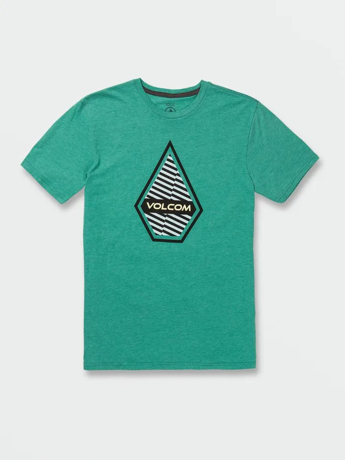 Mens TShirts and Tanks Volcom Interference Short Sleeve Tee 8211 Kelly Heather