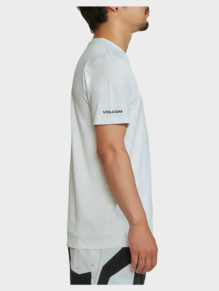 Mens TShirts and Tanks Volcom Japan Collage Short Sleeve Rashguard 8211 White Mens TShirts and Tanks Volcom Japan Collage Short Sleeve Rashguard 8211 White
