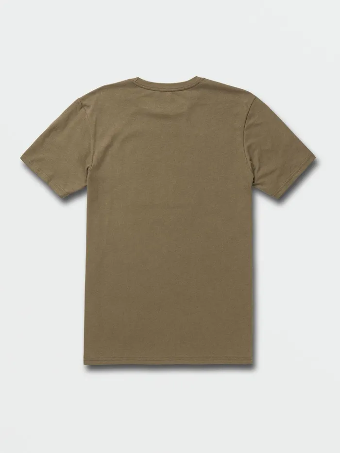 Mens TShirts and Tanks Volcom Nuvorevo Short Sleeve Tee 8211 Military