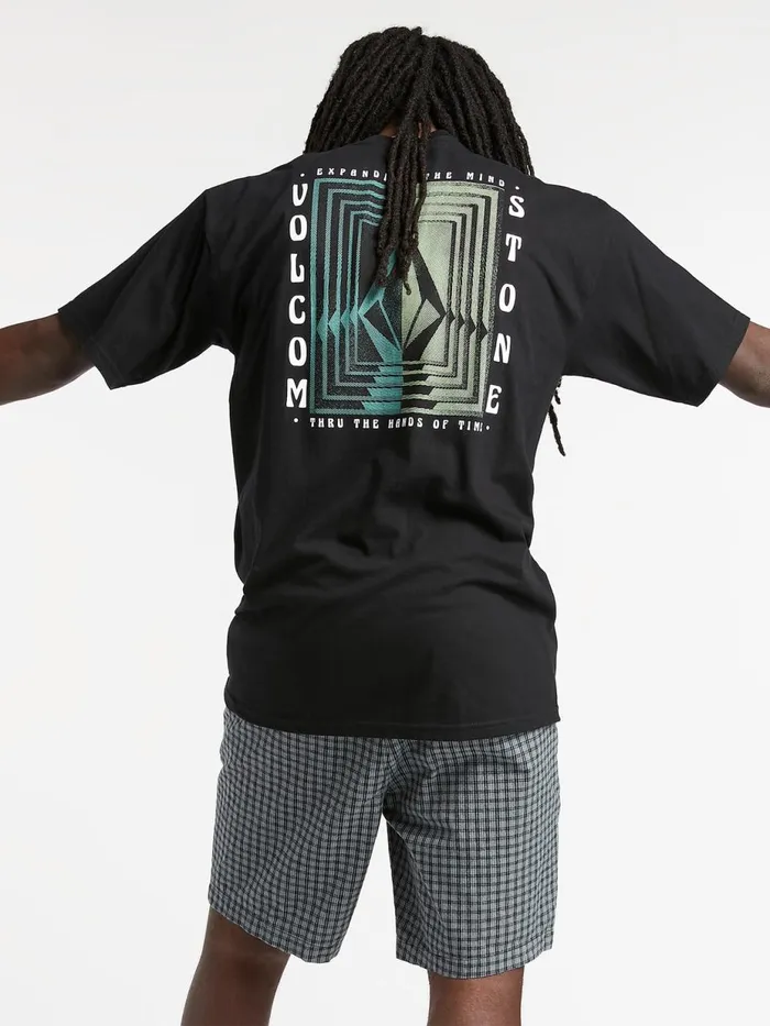 Mens TShirts and Tanks Volcom Reverberation Short Sleeve Tee 8211 Black