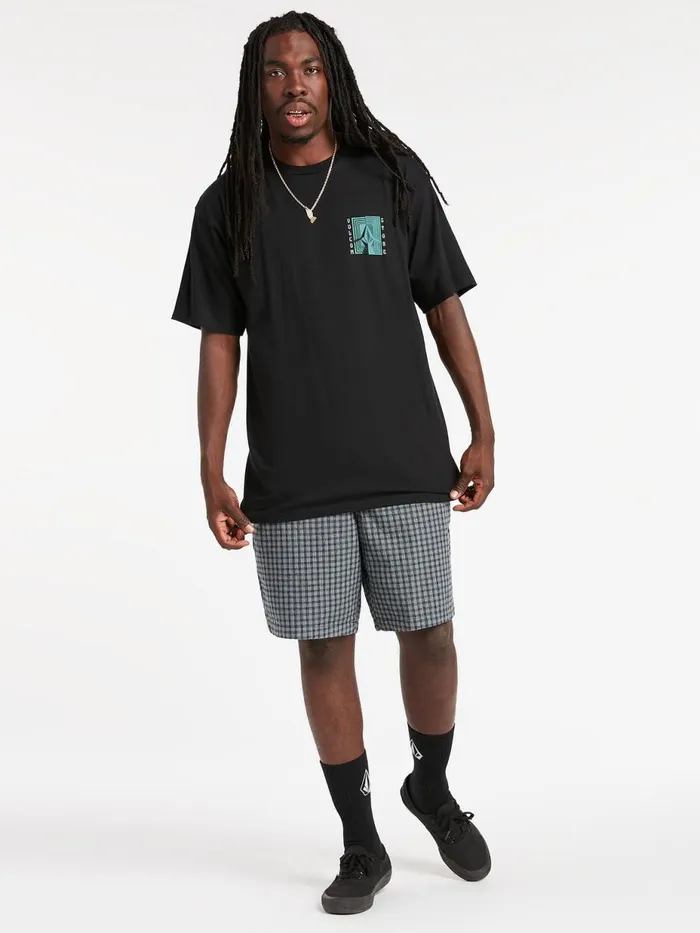 Mens TShirts and Tanks Volcom Reverberation Short Sleeve Tee 8211 Black