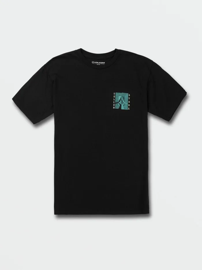 Mens TShirts and Tanks Volcom Reverberation Short Sleeve Tee 8211 Black